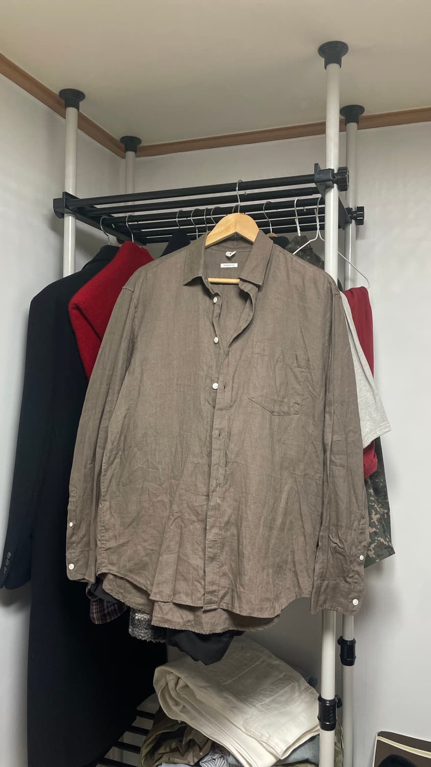 arket 아르켓 리넨 셔츠 타우페(50) 상품이미지1