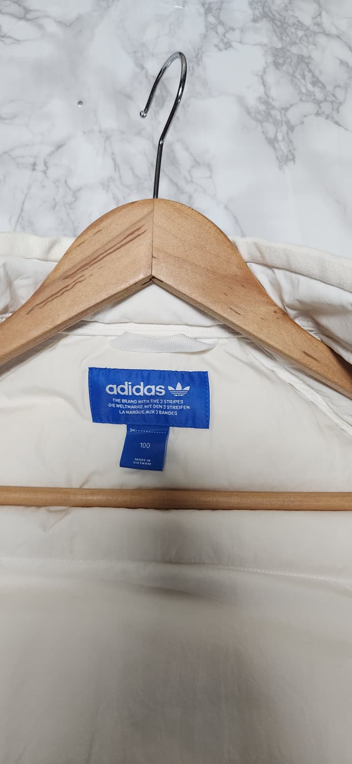 아디다스 화이트 삼선 슈퍼스타 푸퍼 패딩 자켓 상품이미지7