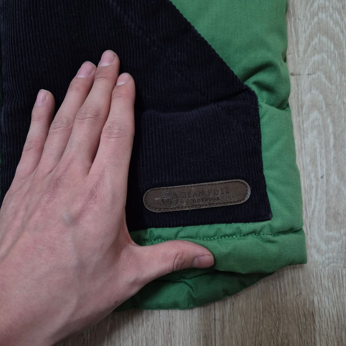 빈폴 아웃도어 배색 덕다운 패딩조끼 M(95) 상품이미지5