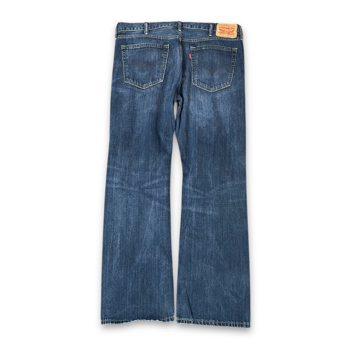 (38) 리바이스 527 38X32 진청 워싱 데님 팬츠 상품이미지2