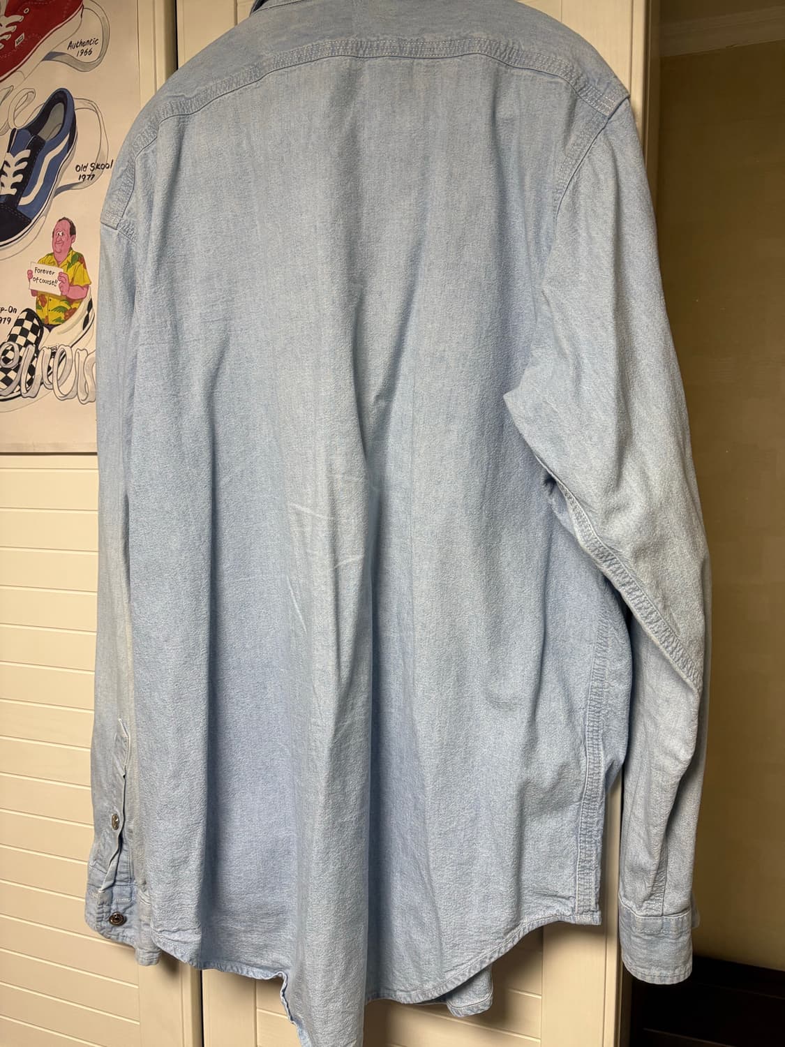 폴로 덩가리 샴브레이 워크셔츠(L) 상품이미지3