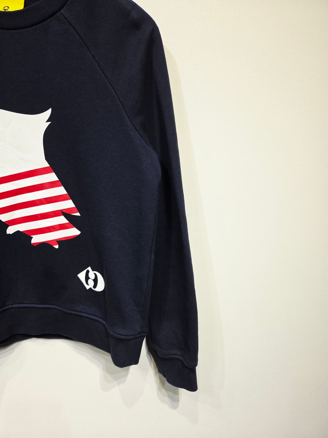 럭키슈에뜨(LUCKY CHOUETTE) 스트라이프 부엉이 맨투맨 상품이미지5