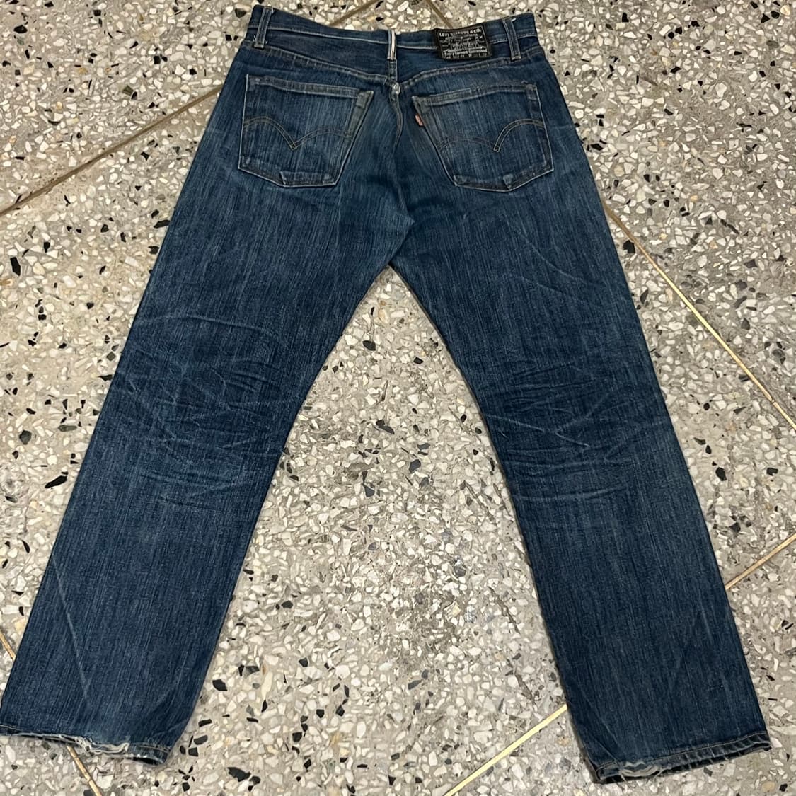 LEVI'S 리바이스 워싱 레귤러 스트레이트 데님 팬츠 상품이미지7