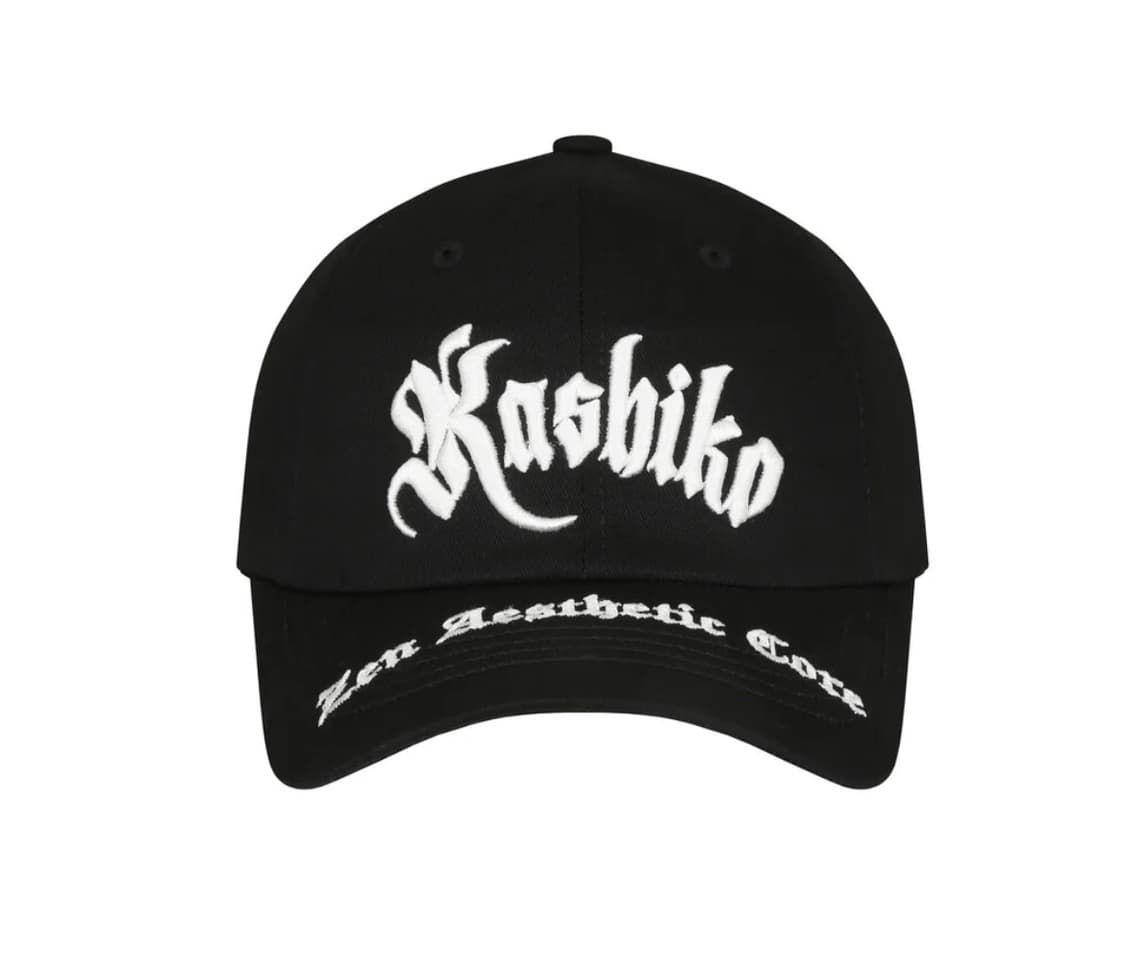 Kashiko Embroied Ball Cap Black 상품이미지1