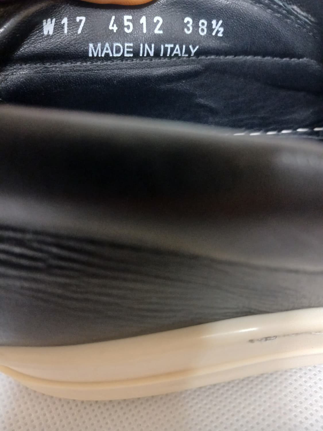 릭오웬스 / 17fw 라몬즈 보트 레더 슬립온 / 38.5 (250) 상품이미지6