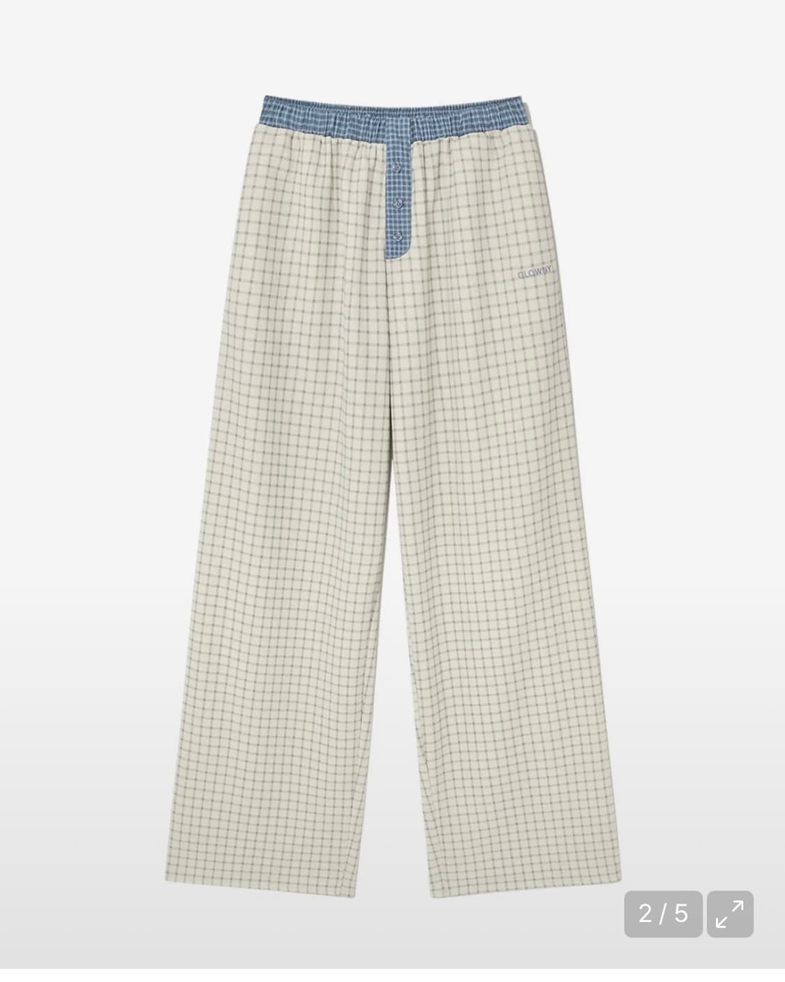 HOMEBODY BUTTON PANTS (BABY BLUE) 상품이미지2