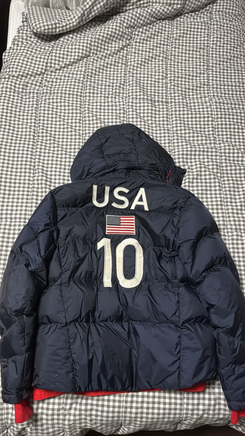 폴로 빅포니 성조기 패딩 s사이즈 상품이미지3