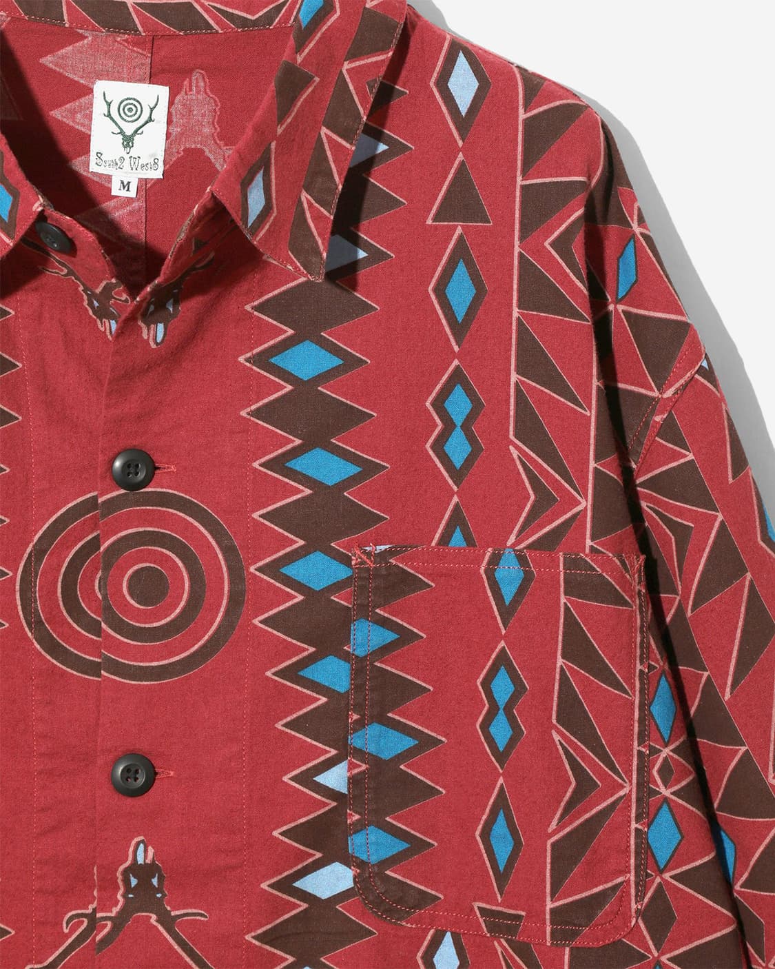 [M][100-105] 남이서팔 헌팅 플란넬 커버올 레드  상품이미지10