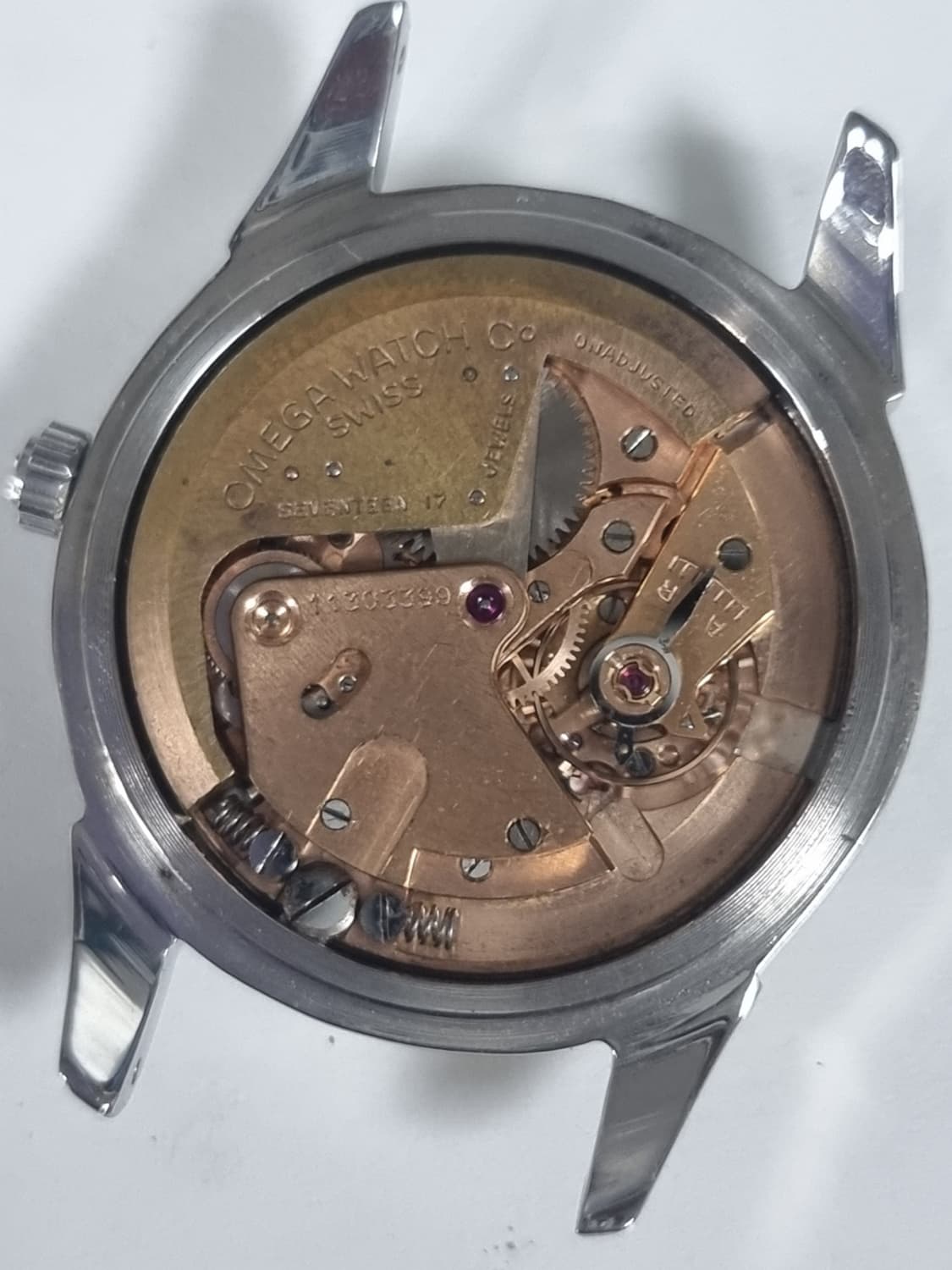 OMEGA 정품 오메가 독립초침 시계 1947년도 빈티지 자동35mm 상품이미지5