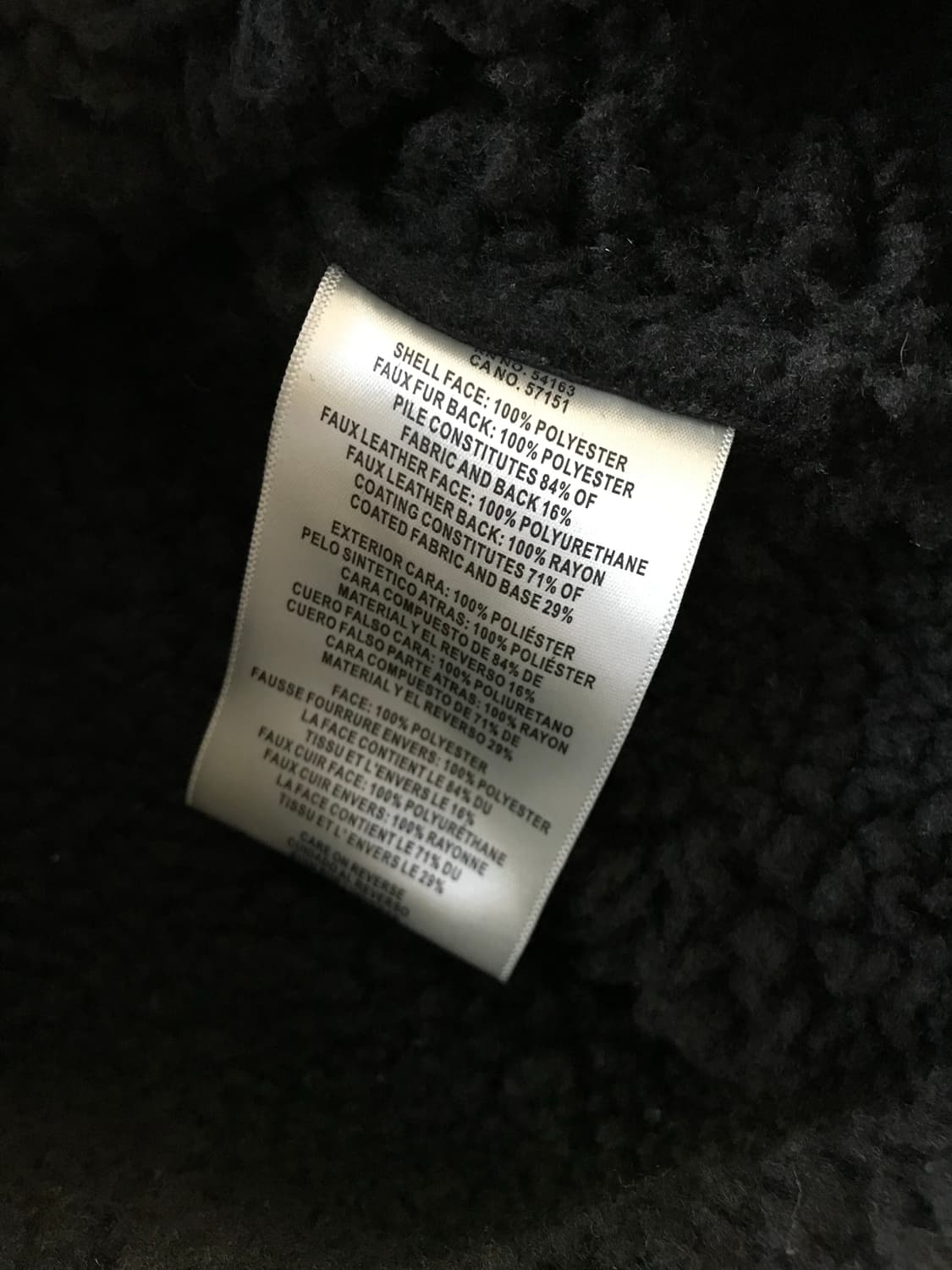 리바이스 블랙 쉐르파 무스탕 상품이미지4