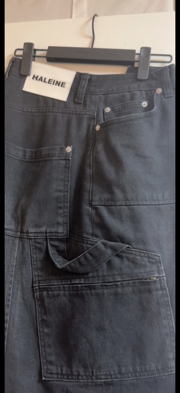 1)알렌느 카고 워시드진 블랙 Carpenter Cargo Washed  상품이미지5