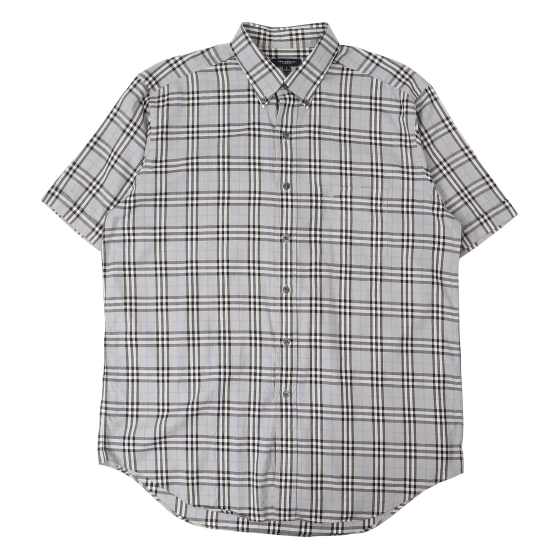 버버리 그레이 노바체크 하프 셔츠 상품이미지1