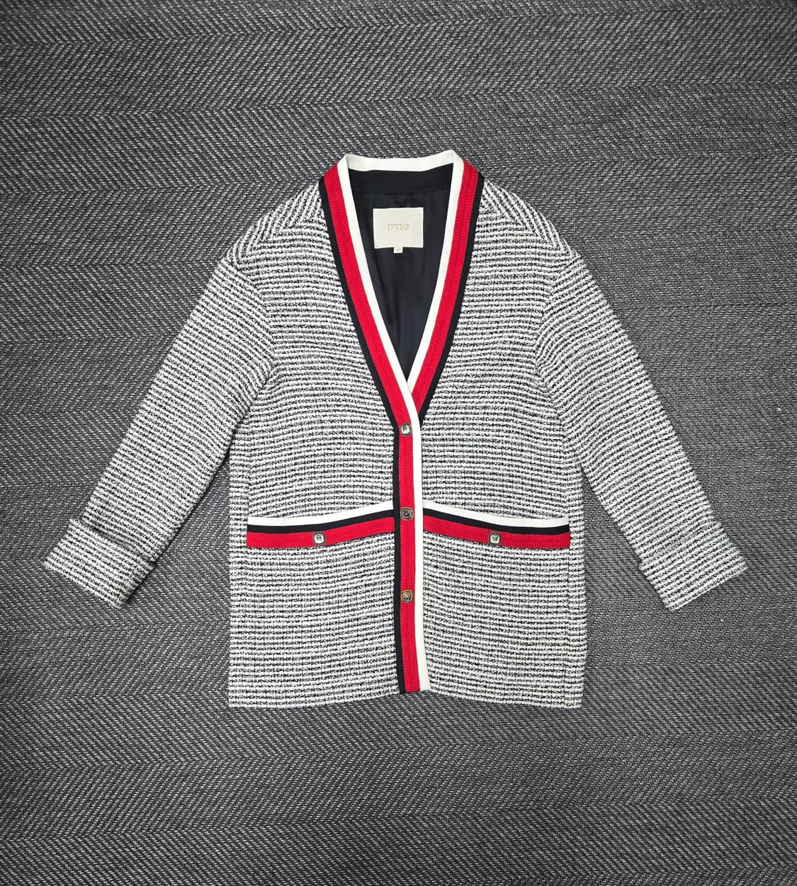 마쥬 비살라 트위드 자켓 에크루 느와르 상품이미지1