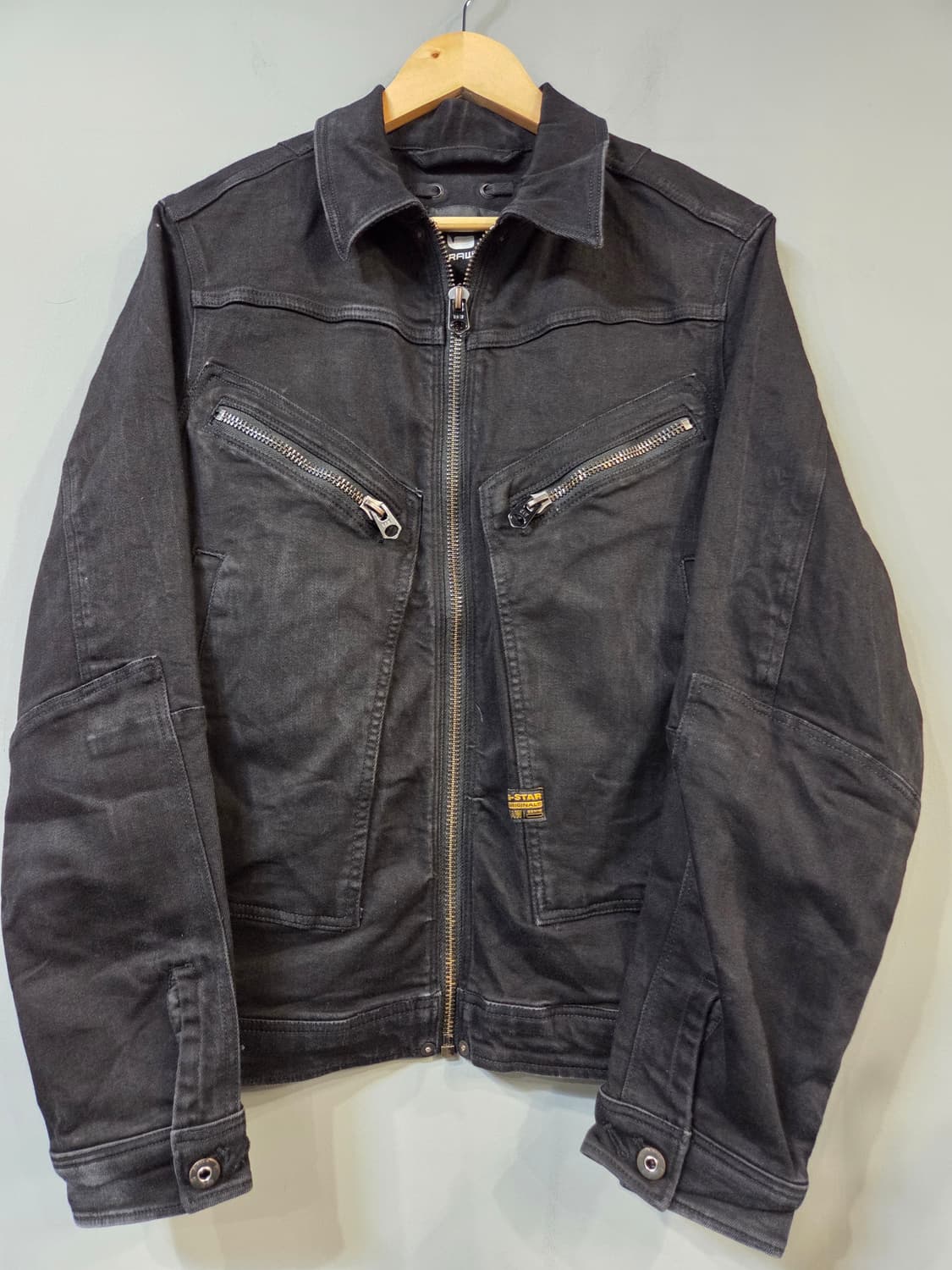 G-Star 블랙 데님 자켓 집업 스타일(M) 상품이미지1