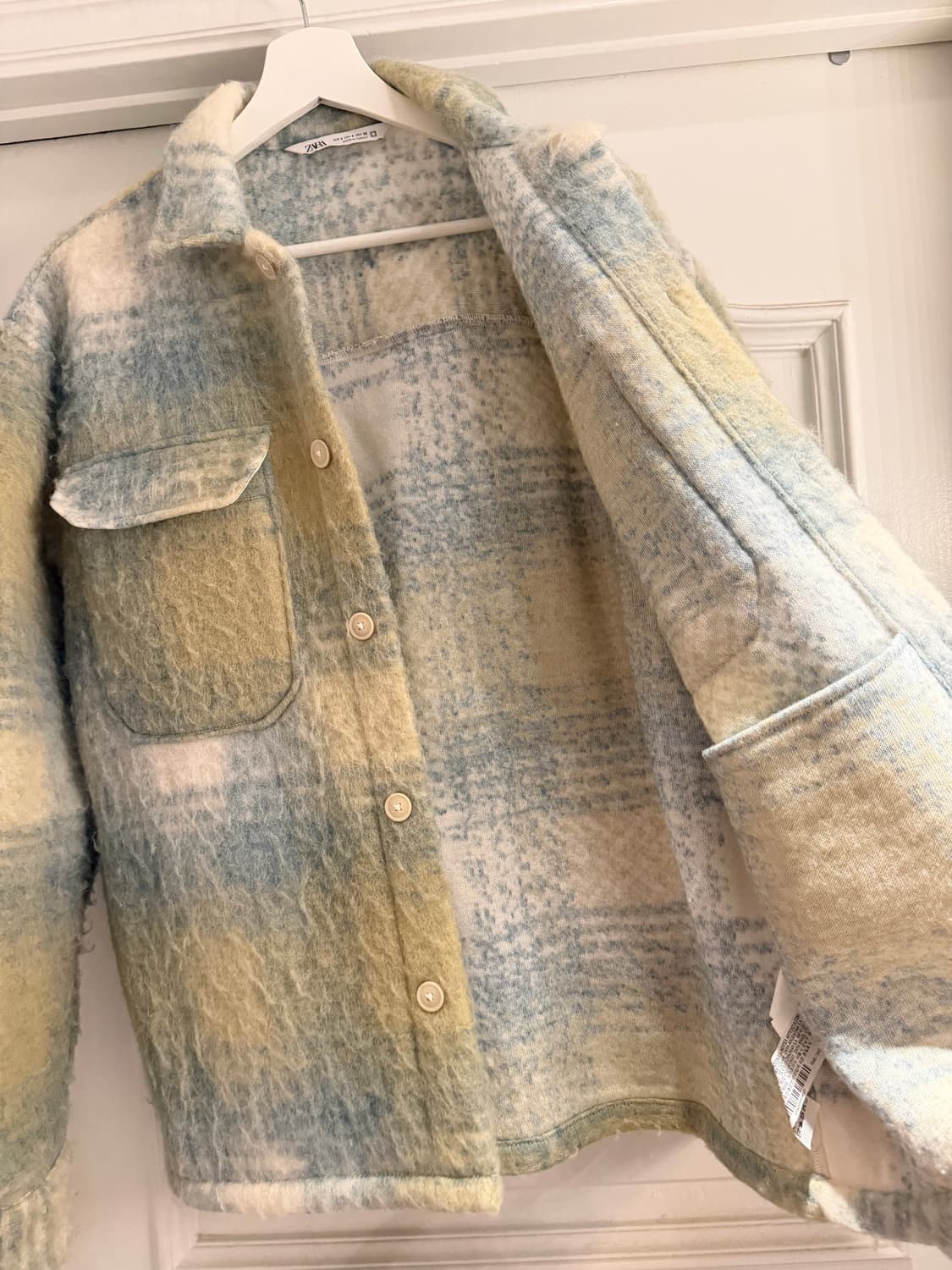 자라 맨 울 셔츠 자켓 상품이미지4