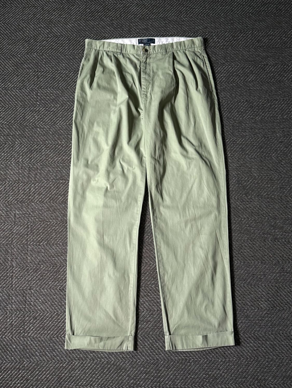 (36) 폴로 랄프로렌 HAMMOND 더블 플리츠 치노 팬츠 상품이미지1