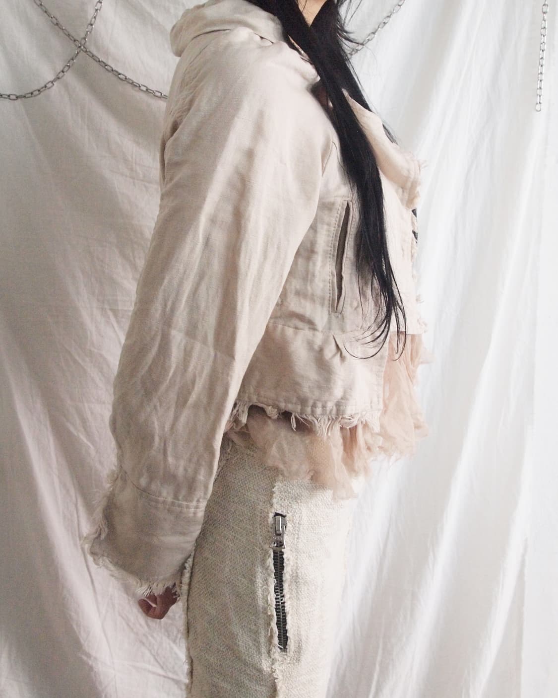 rare* bed and balcony jpn 그런지 크롭컷 자켓 상품이미지4