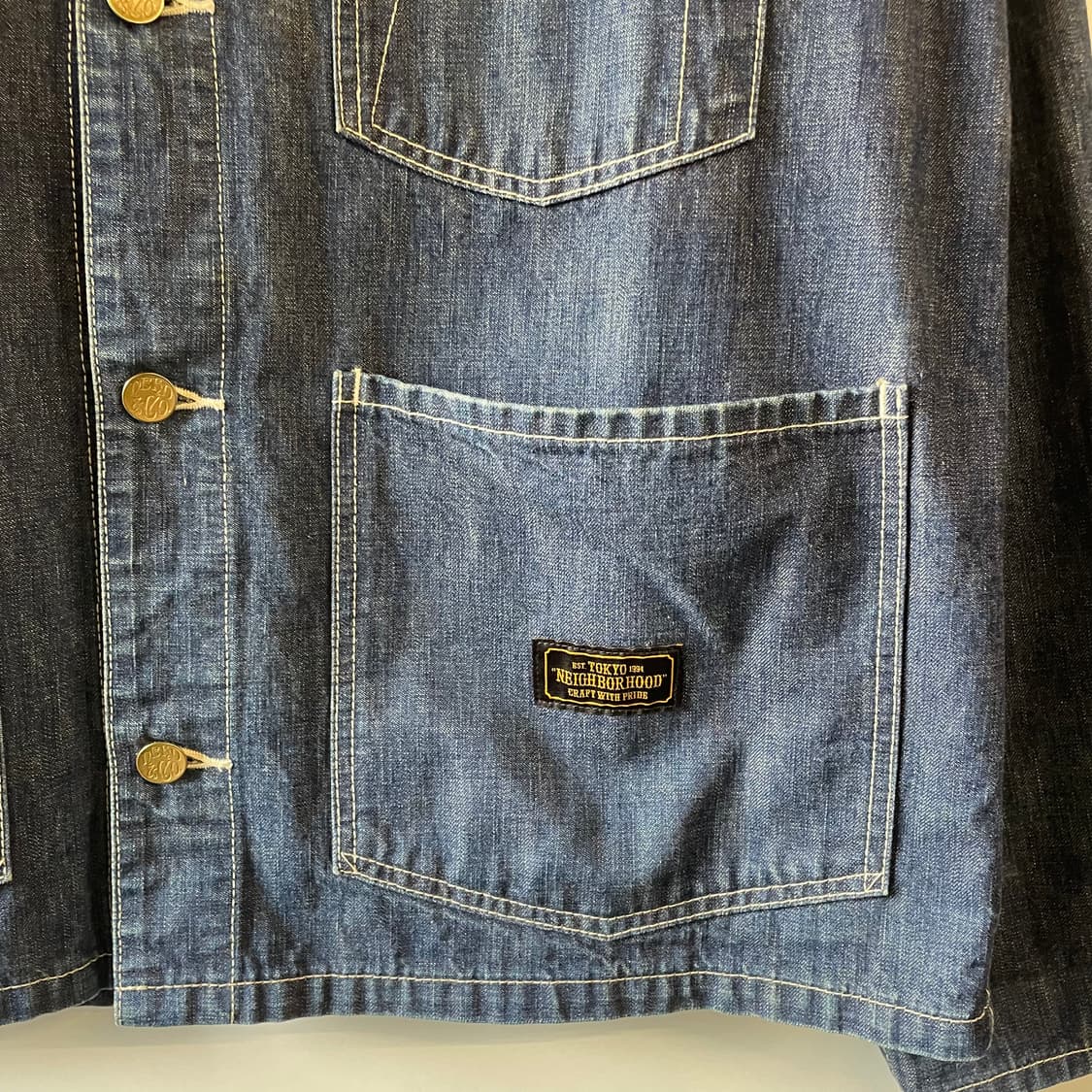 17s 네이버후드 데님 커버올 자켓 상품이미지4