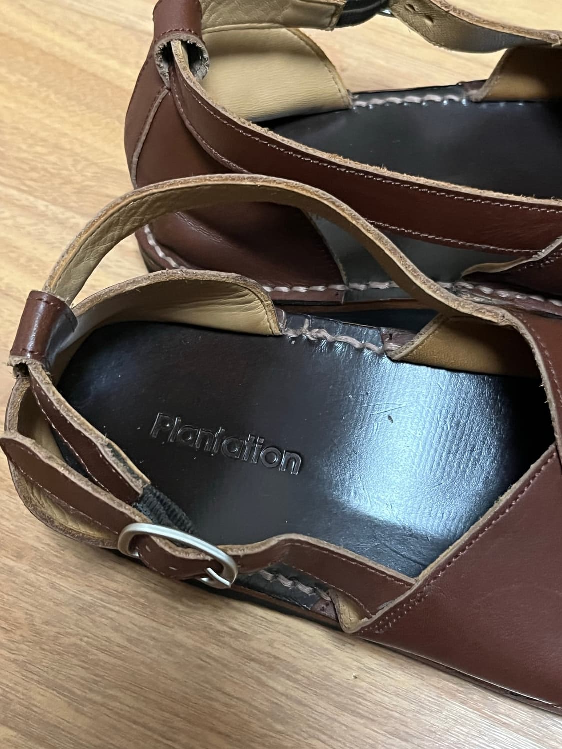 Plantation groovy cross sandals(S) 상품이미지6