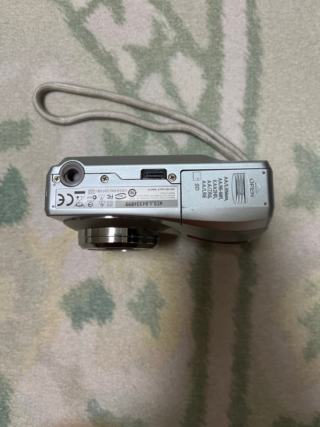 코닥 c913 뽀얀 실버 빈티지 디카 카메라 상품이미지6