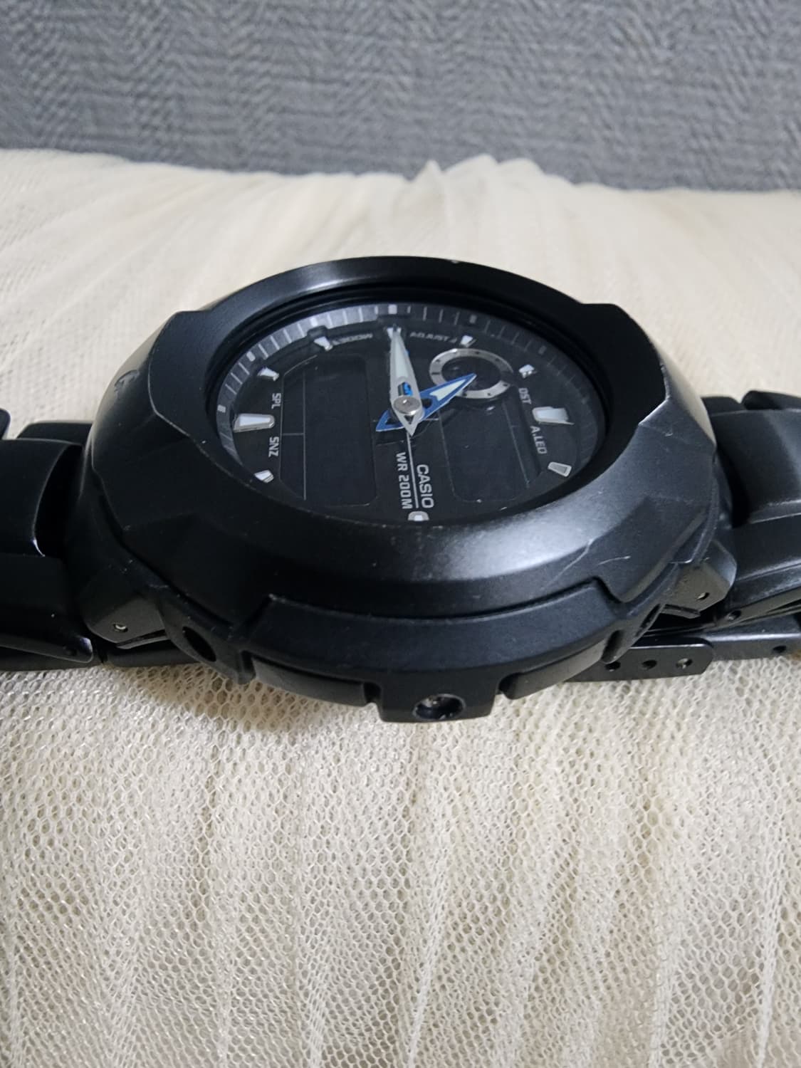 빈티지 지샥  G-1700BD 올블랙 메탈 시계 상품이미지8