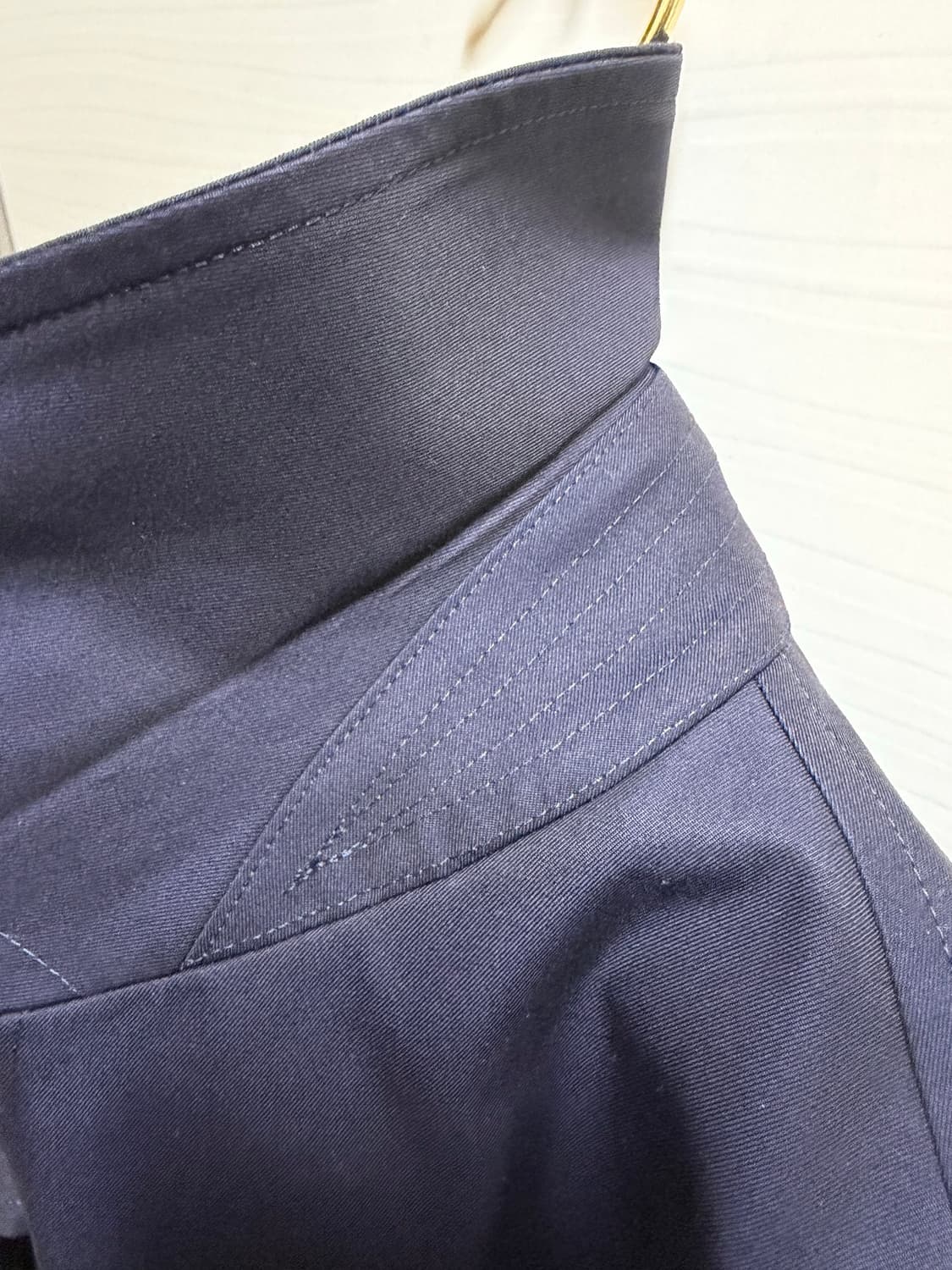 아나토미카 개버딘 싱글 래글런 1 네이비 상품이미지5