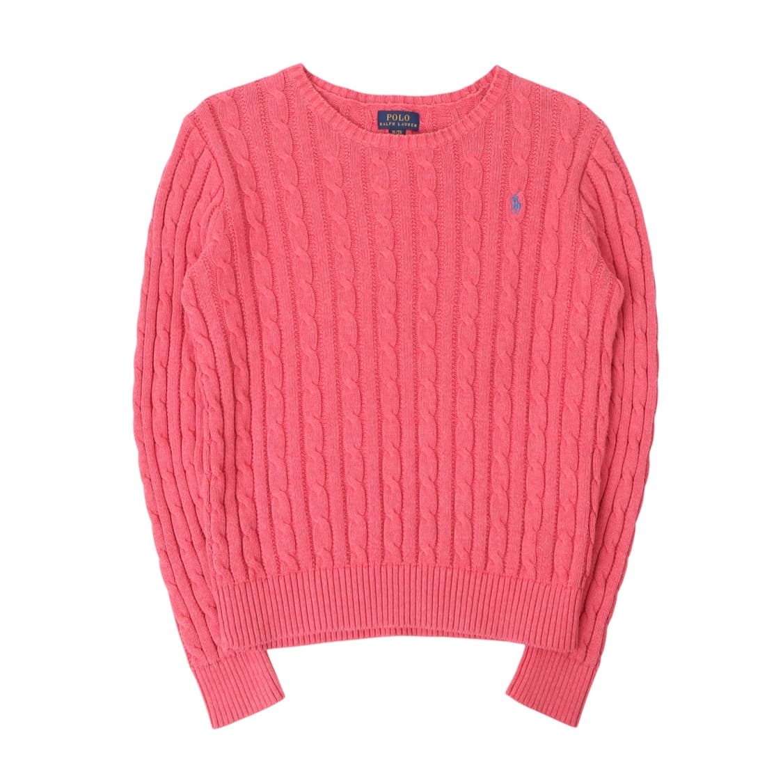 폴로 랄프로렌 핑크 케이블 니트 상품이미지1