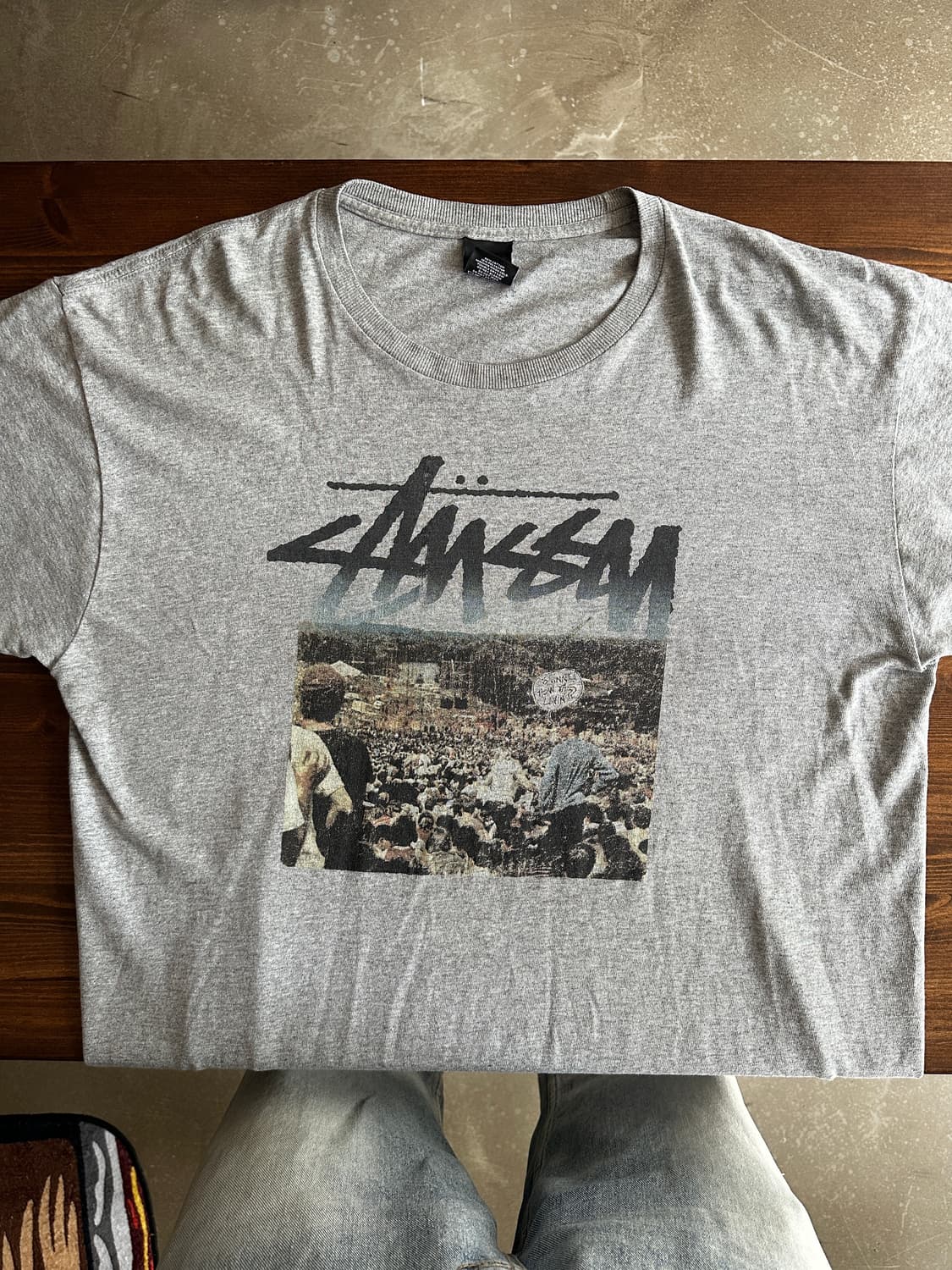 00s STUSSY 스투시 포토 그래픽 반팔 티셔츠 상품이미지5