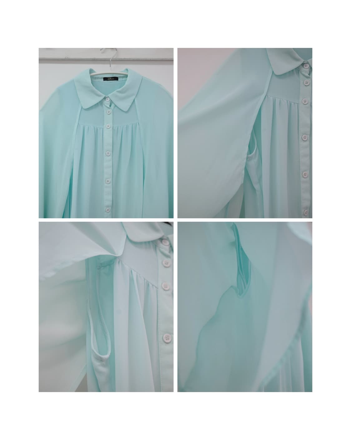 Mint round collar blouse 상품이미지7