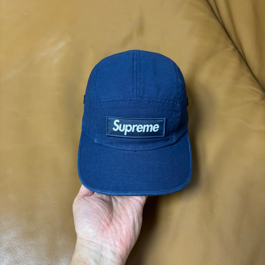 Supreme 슈프림 24fw 밀리터리 워시드 네이비 캠프캡 모자 상품이미지2
