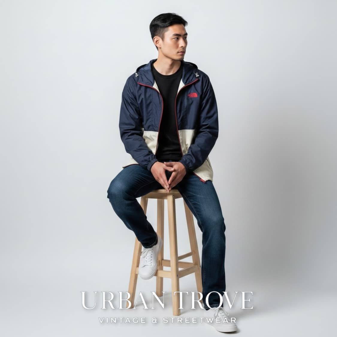 노스페이스 컬러블록 경량 바람막이 자켓 M 가성비 상품이미지3