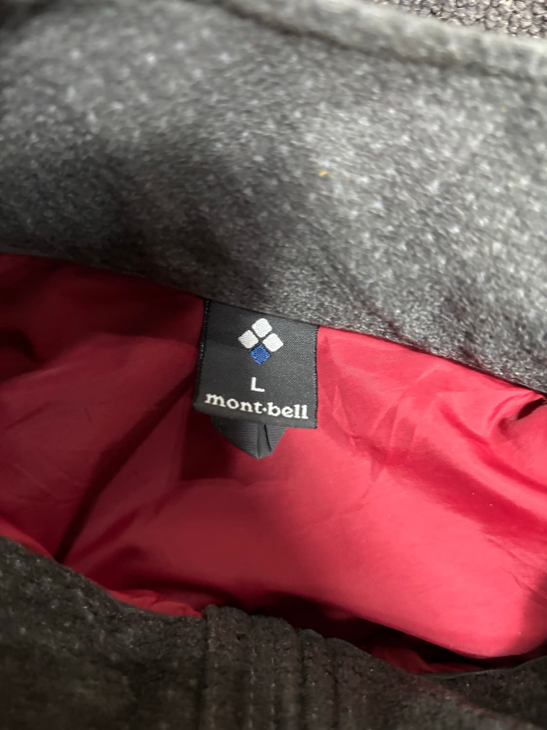 90s 몽벨 재팬 일본발 CLIMA PLUS 버건디 플리스 후리스 점퍼 상품이미지3