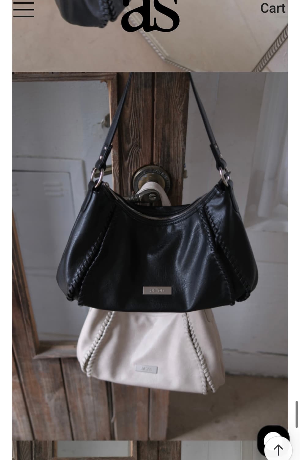 애즈온 트위백 TWI BAG / BLACK 상품이미지1