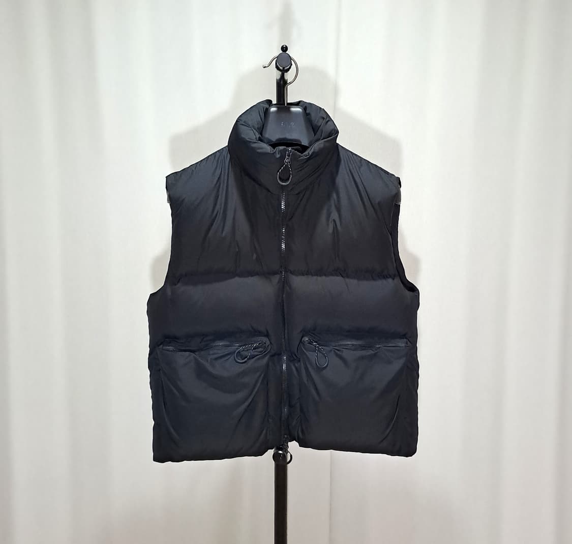 (택포) 마뗑킴 포켓 블랙 패딩조끼 S B537 상품이미지2