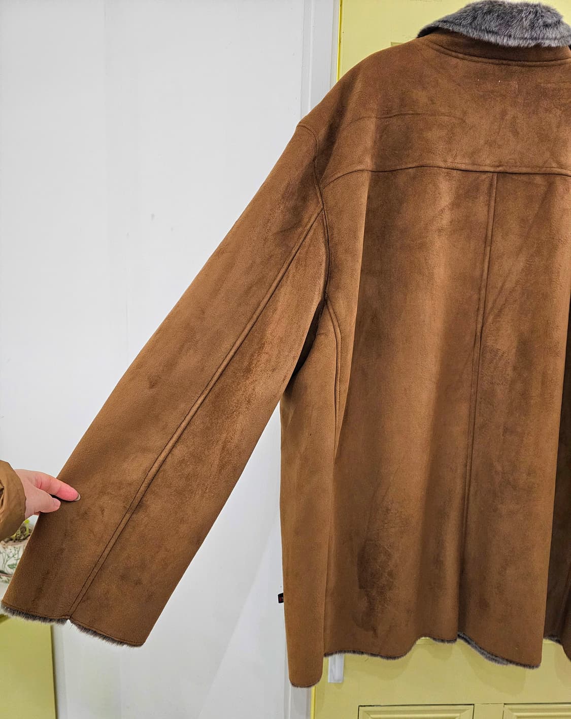 renoma 카라멜 에코 퍼 무스탕 상품이미지10