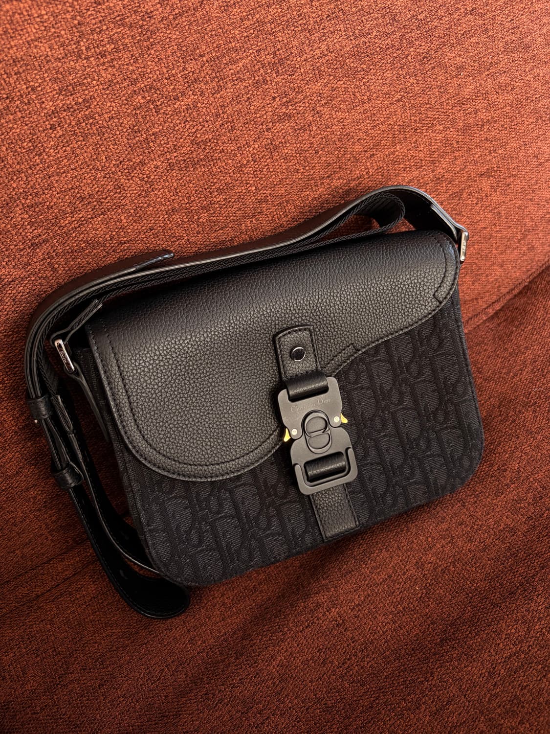 디올 / 새들 플랩 스트랩 백 블백 오블리크 자카드 / OS 상품이미지1