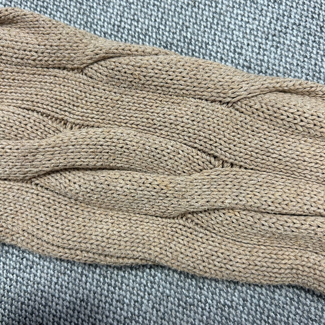 폴로 롤넥 우먼스 케이블 니트(S) 상품이미지5