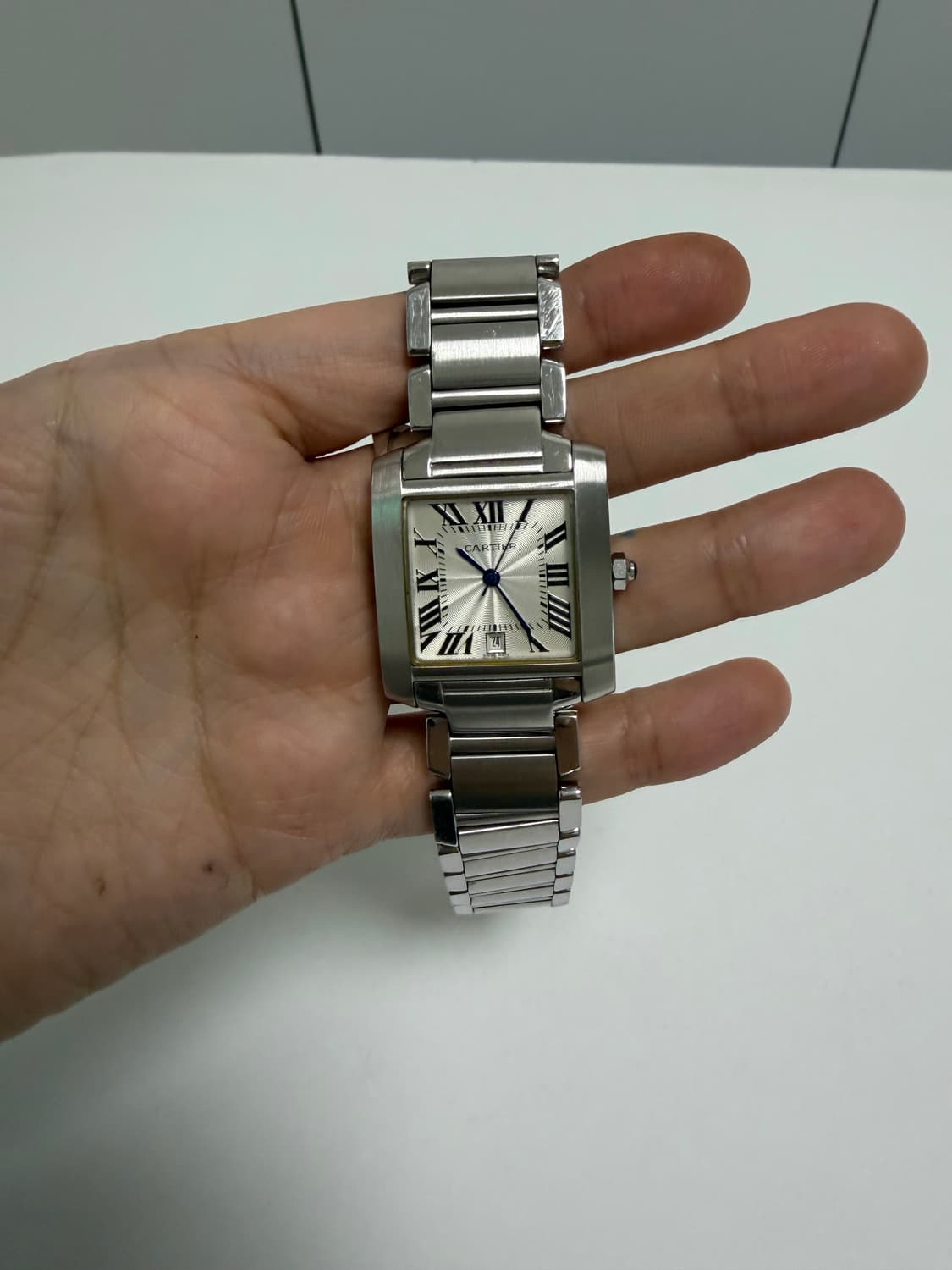 까르띠에 스틸 탱크 프랑세즈 라지 오토매틱 상품이미지1