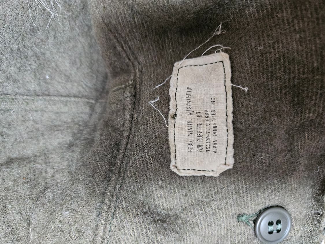 Og 60s m65 피쉬테일(개파카)미군 2세대 m/s 풀셋 상품이미지8