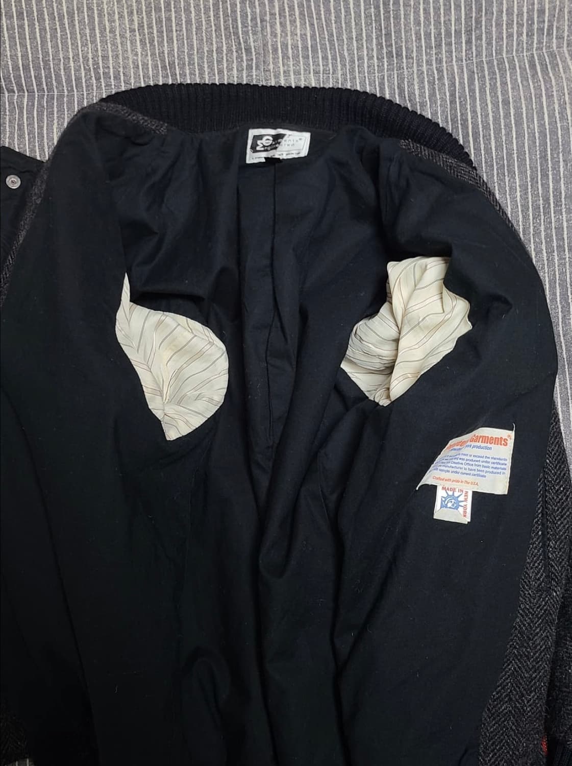 엔지니어드가먼츠 에비에이터 헤링본 울 자켓 상품이미지3