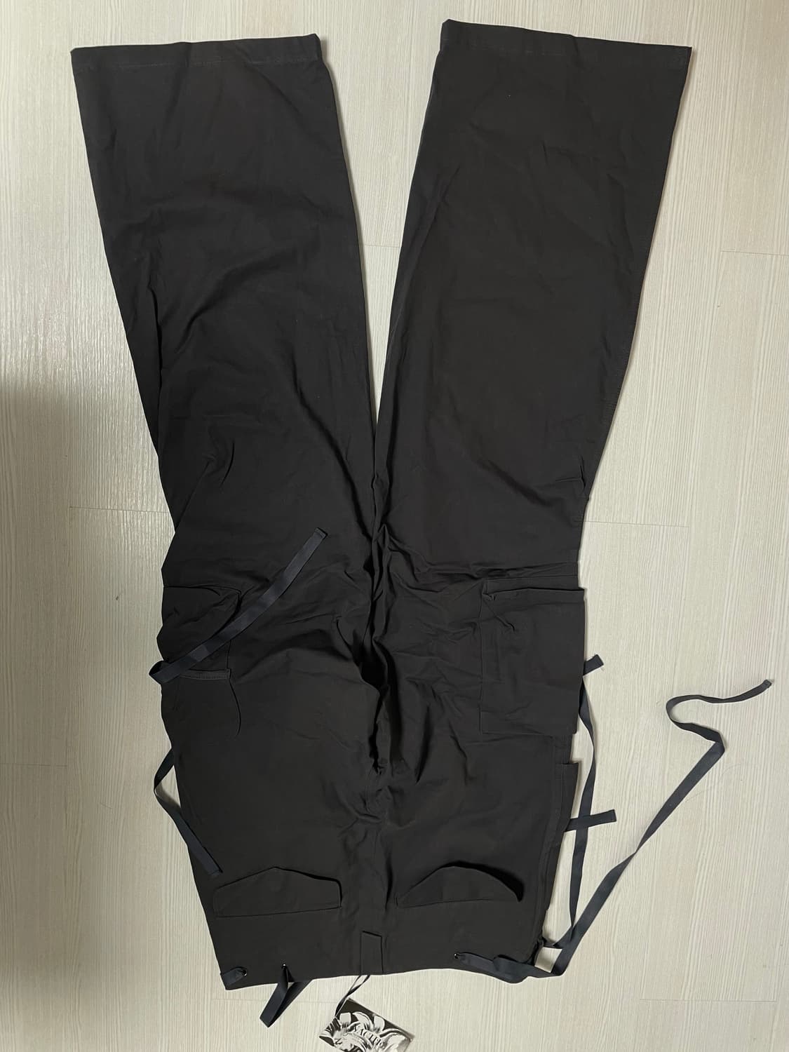 Nache Strap Cargo Pants (Unisex)Charcoal 상품이미지6
