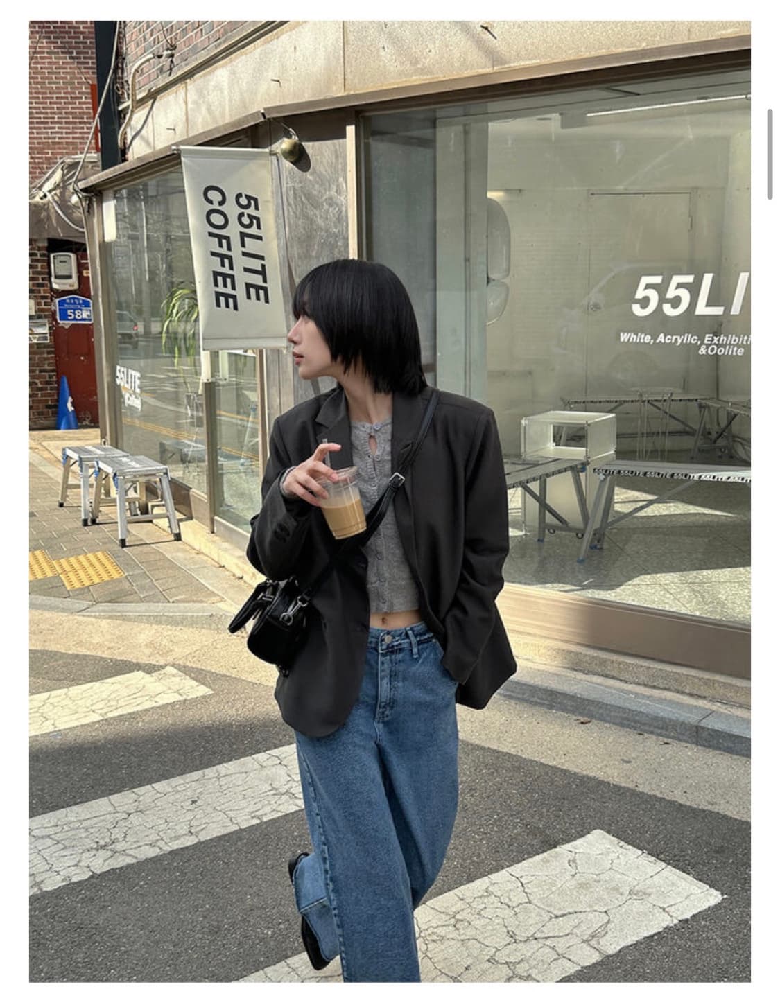 데일리쥬 가브리엘 베이직 블레이저 자켓 상품이미지4