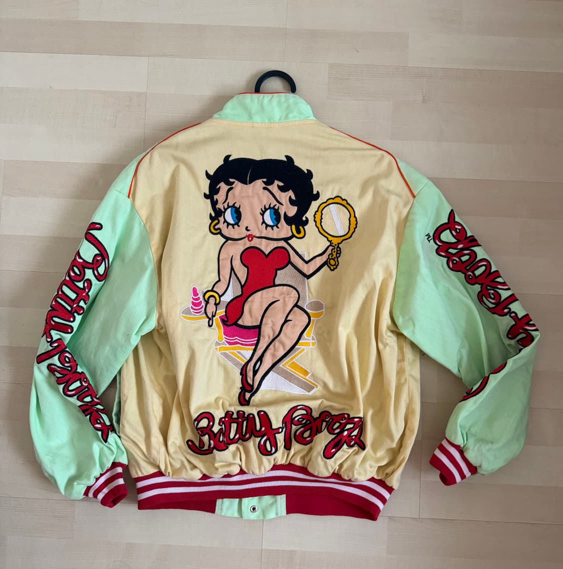 베티 붑 레이싱 자켓 빈티지 올드스쿨 L 상품이미지2
