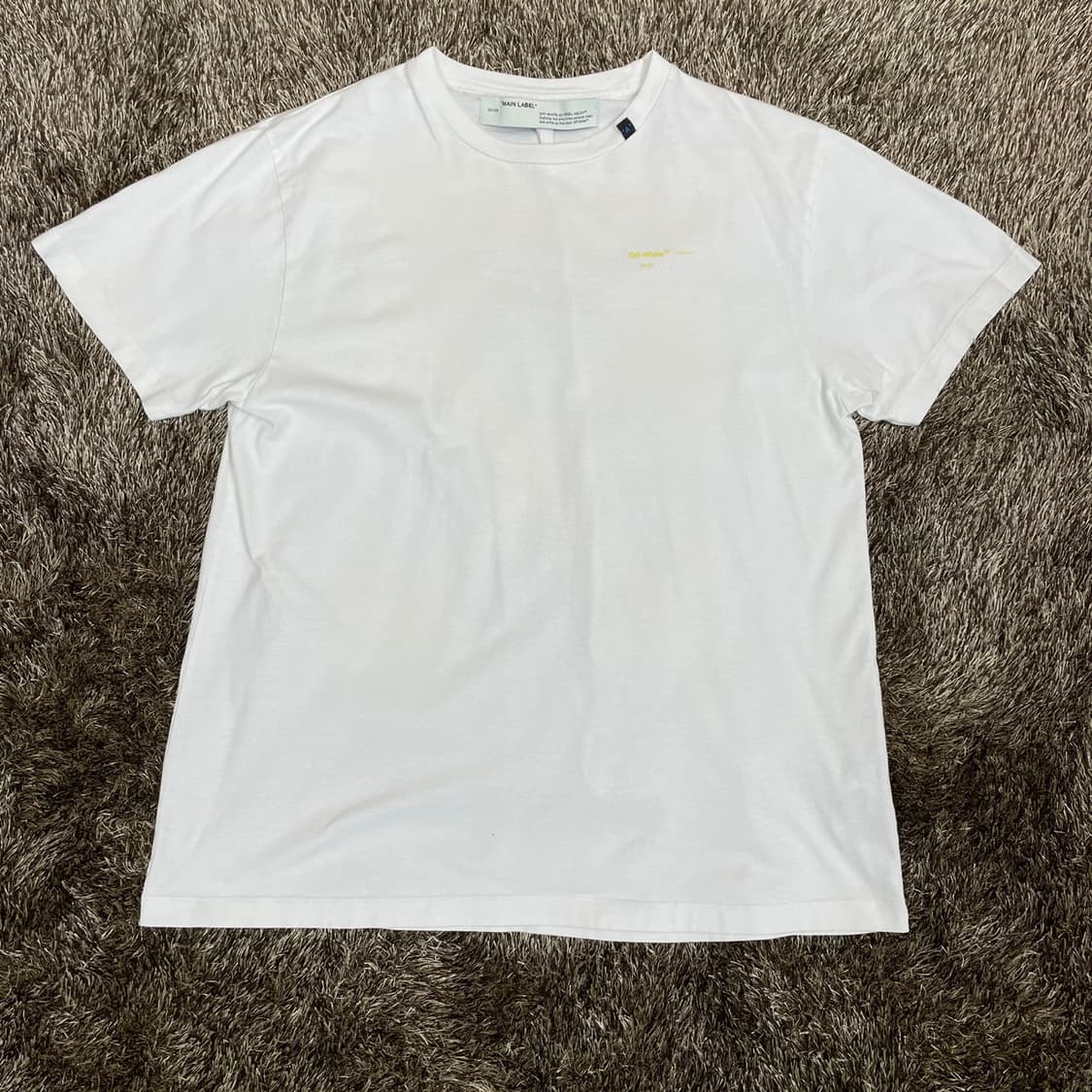 오프화이트 Off-White 화이트 아크릴 애로우 반팔 티셔츠 2XS 상품이미지2