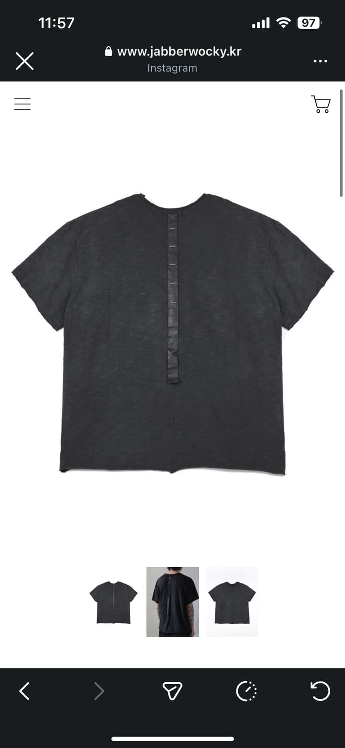 Jabberwocky S01J09 duster tee 상품이미지1