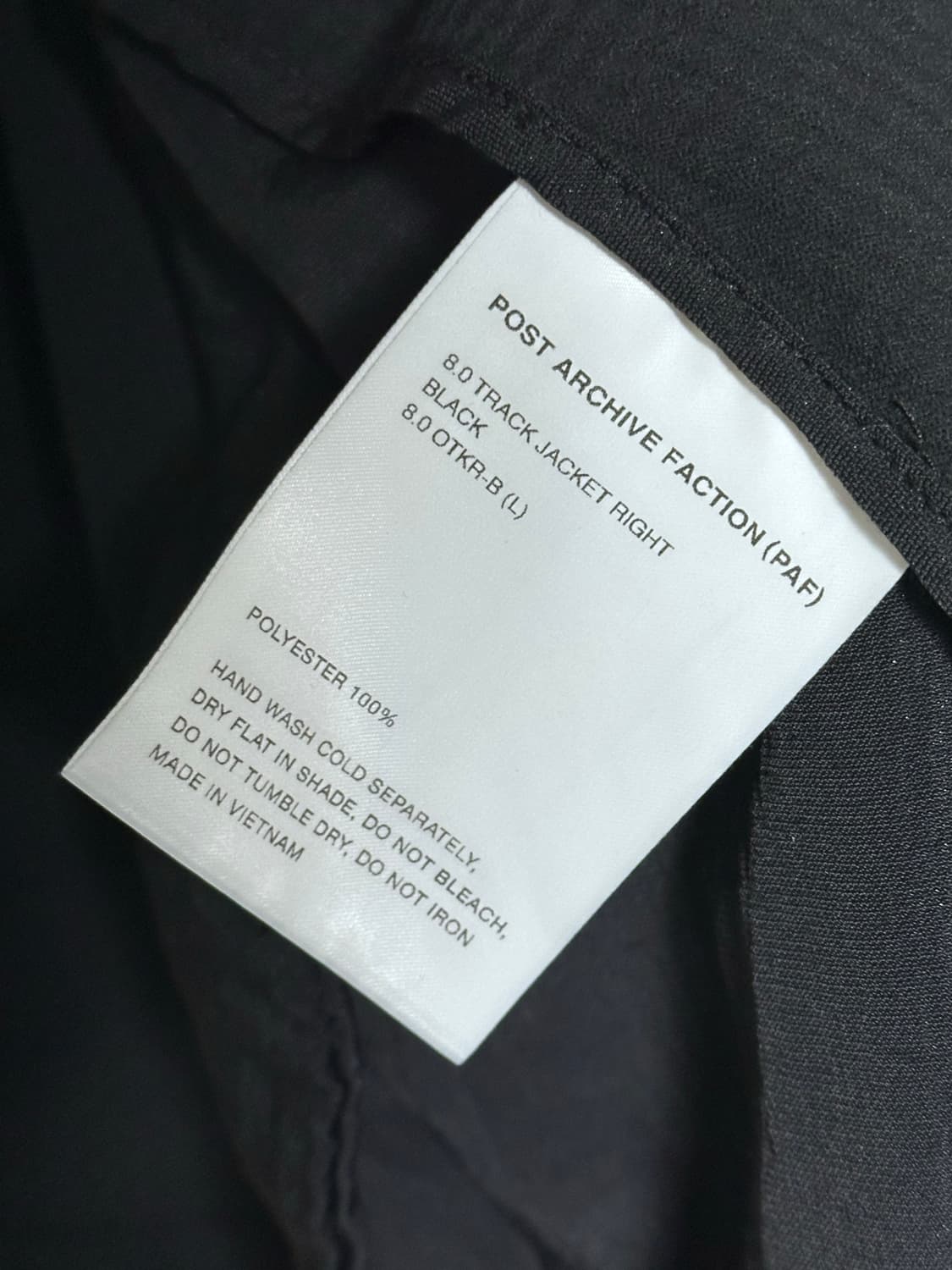 포스트아카이브팩션8.0 트랙자켓 L사이즈 상품이미지6