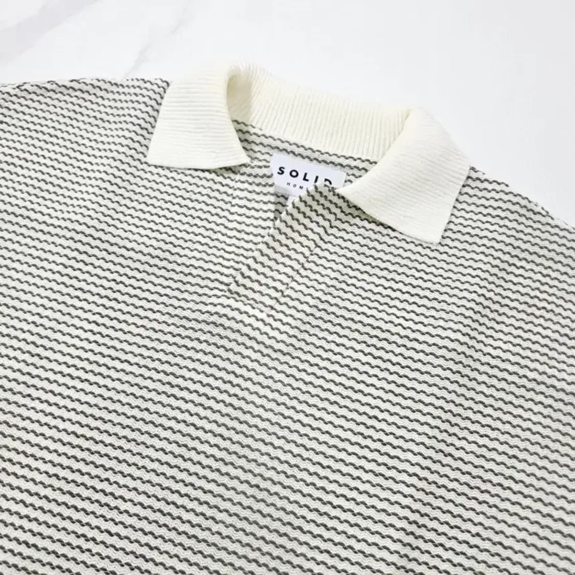 솔리드옴므 카라 니트 110 상품이미지5