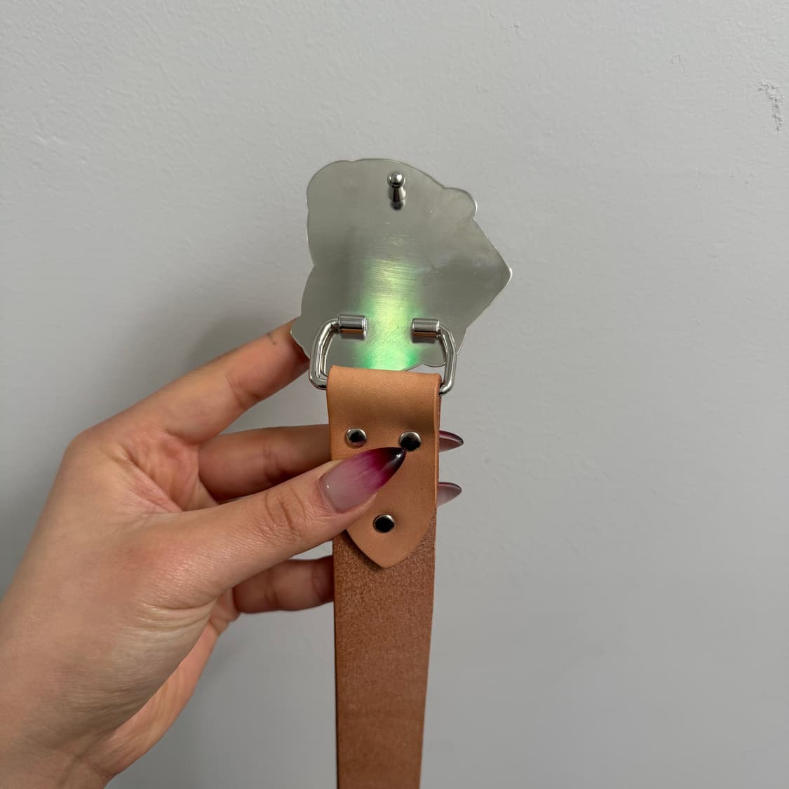 새상품 정품) 휴먼메이드 레더 벨트 베이지 상품이미지2