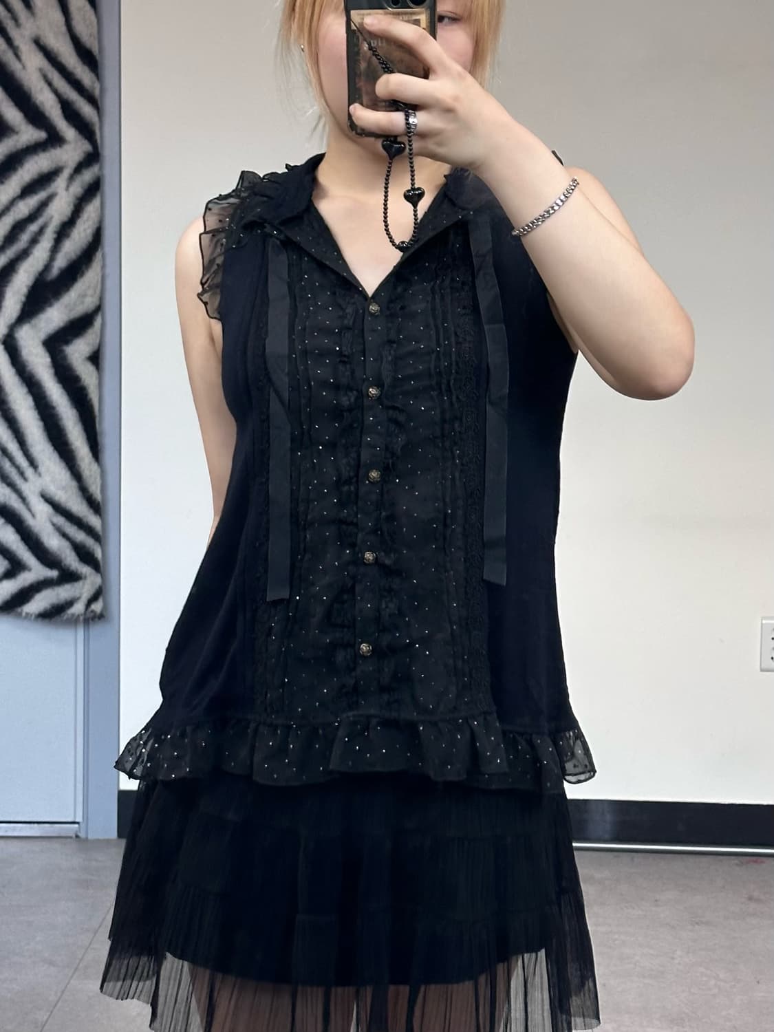 axes femme lace sleeveless 상품이미지2