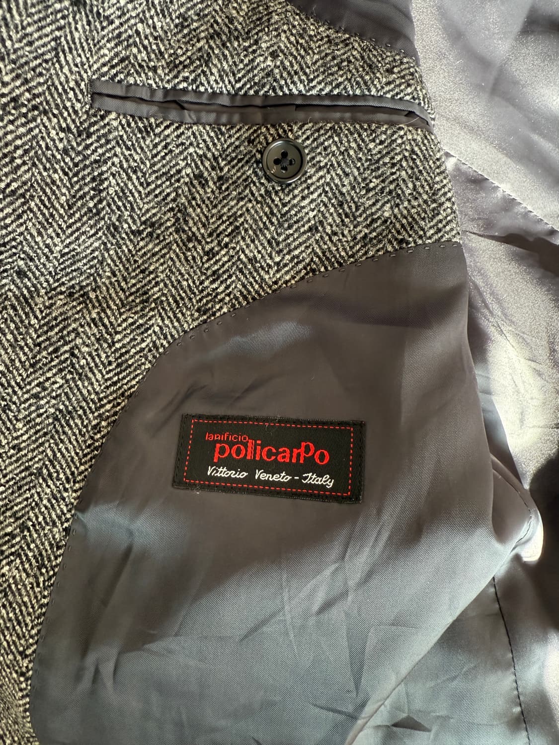 Pre owned 울 헤링본 트위드 자켓 상품이미지6